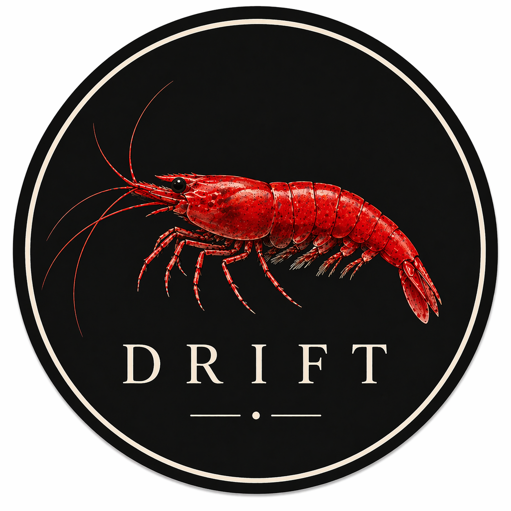 Drift Shrimp Sticker ( 3" )