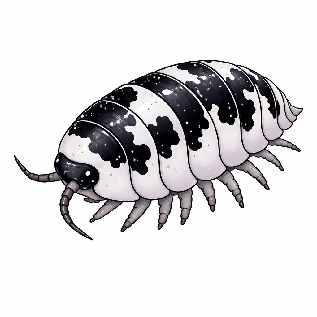 Dairy Cow Isopod sticker - Drift ( 3X2 )