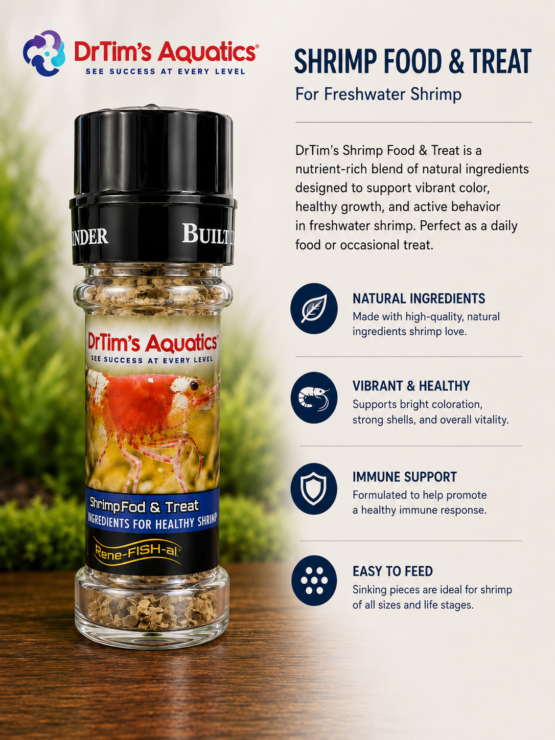 Dr Tims Shrimp Food and Treat
